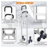 $167 Garvee Hand Truck 650 Lb Capacity, Strong & Lightweight Construction, Triangle Wheel Climber