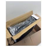 VERALUX Dog Stairs for Large Dogs - 5 Step Foldable, 200lb Capacity, Non-Slip Rug Steps