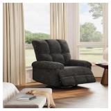 $275 Studyset Manual Recliner Chair, Swivel Rocker for Adults, Traditional Upholstered Recliner