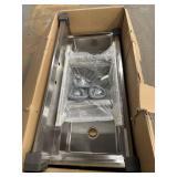 $1430 GARVEE Stainless Steel Utility Sink - Freestanding 3-Compartment Prep Sink, Without Faucet