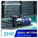 $258 Aquastrong In/Above Ground Pool Pump High Flow Self Primming Swimming Pool Pump,Blue