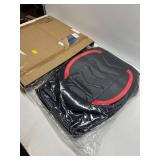 $126 CTDS RAM 1500/2500/3500 Car Seat Covers, Premium Nappa Leather 2-Seater, Black/Red
