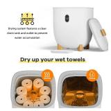 Garvee 20L Electric Towel Warmer & Dryer Bucket for Bathroom - Dual Heating, Timer, Auto Shutoff