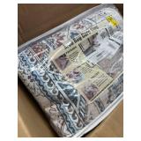 CHAMPLANT Washable Area Rug 8x10 Retro Flowers Boho Design Non-Shedding Easy Care High-Traffic