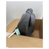 xiaomubiao Reading Pillow with Lumbar Support for Couch Ergonomic Memory Foam with Cover Gray