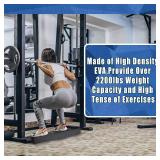 Squat Wedge Block One Piece, Heel-Elevated Slant Board for Squats Home Gym