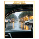 in-Channel Window Rain Guards for Toyota Tacoma 2024-2026 Double Cab (4 full-size doors)