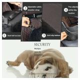 Lealchum Dog Booster Car Seat for Small/Medium Dogs up to 35lbs, Detachable & Washable