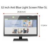 Anti-Blue Light Screen Filter for 31-32 Inch Monitors, Blocks Blue Light, Reduces Eye Strain