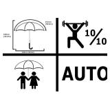 60MPH Big Golf Umbrella - Windproof XL Heavy Duty, Auto Open, Fiberglass Frame, Black