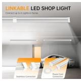 Shop Light 4ft 60W 9000LM 5000K LED Shop Lights, Linkable, Workshop/Garage, 3-Pack