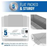 Shelf Liners for Wire Shelves - 5 Clear 12x22 in Mats