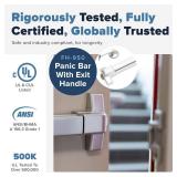 $160 FORTSTRONG Panic Bars for Exit Doors Push Bar - Heavy Duty, Grade 1 UL/ADA Compliant