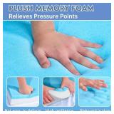 Upholstery Foam 72 x 24 x 3 in, Gel Memory Foam for Cushions, Replacement Pad