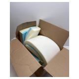 Upholstery Foam 72 x 24 x 3 in, Gel Memory Foam for Cushions, Replacement Pad