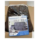 TAOCOCO 100% Waterproof Recliner Sofa Covers 3 Seater with Straps, Non-Slip Protector (Brown)