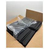 Knightsacoustic 96 Pack Foam Panels for Walls, 1x12x12 in, High Density Acoustic, Black