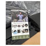 Knightsacoustic 96 Pack Foam Panels for Walls, 1x12x12 in, High Density Acoustic, Black
