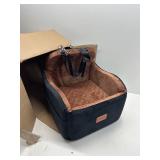 Lealchum Dog Booster CarSeat for S/M Dogs up to 35lb, 6in Cushion, Detachable&Washable, 2Pockets