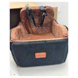 Lealchum Dog Booster CarSeat for S/M Dogs up to 35lb, 6in Cushion, Detachable&Washable, 2Pockets