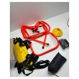 Soccer Training Equipment Set with 4 Adjustable Hurdles, 9.8 ft, 6-Rung Agility Speed Ladder