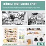 Countertop Support Brackets - 3 Pack L Brackets, 20 x 8 x 2.5 in, 3/8 in Thick, Metal Corbels