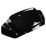 Black 10" Wave Windscreen Wind Splitter for Harley Street Glide FLHXSE 2023 2024
