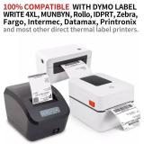 Made in USA 6,000 4x6 Direct Thermal Labels, Fanfold with Perforation - UPS, Zebra & Rollo (4x6)