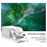Made in USA 6,000 4x6 Direct Thermal Labels, Fanfold with Perforation - UPS, Zebra & Rollo (4x6)