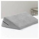 Avana Micro-Velvet Slant 7  Height - Firm Density Bed Wedge for Back and Knee Support