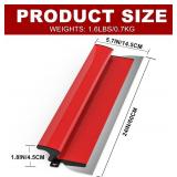 24-Inch Drywall Skimming Blade with Replaceable 0.38mm Stainless Blade, Drywall Trowel