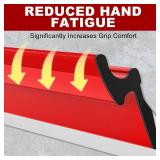 24-Inch Drywall Skimming Blade with Replaceable 0.38mm Stainless Blade, Drywall Trowel