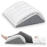 Shinnwa Knee Wedge Pillow, Convertible Knee Pillow with Dual-Layer Memory Foam for Leg Elevation