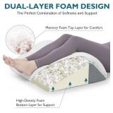 Shinnwa Knee Wedge Pillow, Convertible Knee Pillow with Dual-Layer Memory Foam for Leg Elevation