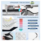 KMF 8pcs Thicken Sun Shades for Tesla Model Y 2020-2024 Sunshade Window Covers UV Block Privacy