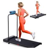 Walking Pad Treadmill with Incline, Portable Under-Desk Treadmill, 3.0HP, 0.6-7.6MPH, 350LBS