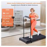 Walking Pad Treadmill with Incline, Portable Under-Desk Treadmill, 3.0HP, 0.6-7.6MPH, 350LBS