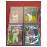 (10) Numbered Baseball Cards