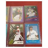 (10) Numbered Baseball Cards