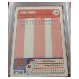 1990 Fleer Update Frank Thomas Rookie Card - USA 8.5