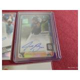(5) Baseball Autographed Cards