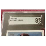 1985 Topps Roger Clemens Rookie - SGC 8