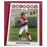 2008 Topps Matt Ryan Rookie Card