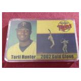 Torii Hunter Cedar Valley Exteriors 2002 Gold Glove Promo