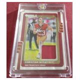 2025 Donruss Christian McCaffrey Jersey Card