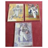 (3) Numbered Cris Carter Cards
