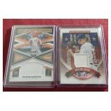 (2) Baseball Jersey Prospect Cards