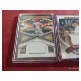 (2) Baseball Jersey Prospect Cards