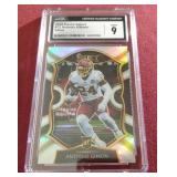 2020 Select Antonio Gibson Silver Prizm Rookie - CGC 9