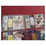 (6) Numbered Baseball Cards